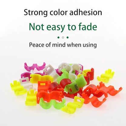 100Pcs 5mm Coturnix Quail Leg Bands Baby Chick Leg Bands Pigeon Bands Chicken Leg Bands Rings Green 3mm - color: Green, size: 3mm