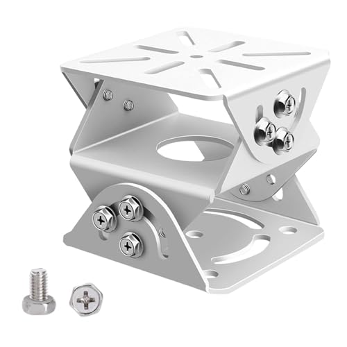 Heavy Duty CCTV Security Camera 3D Joint Mount, Universal Joint Bracket Surveillance Security Camera Base Bracket for PTZ Dome Surveillance Camera (3-axis Joint Mount) - size: 3-axis Iron Steel Joint Mount
