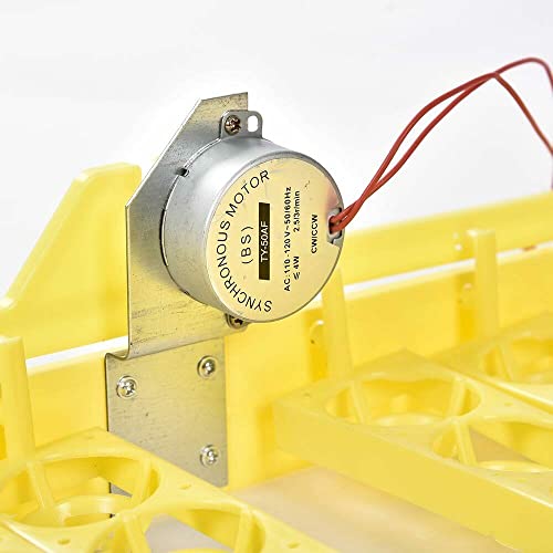 CROSSDESIGN Automatic Digital Egg Incubator Poultry Hatcher Machine Breeder w/Temperature Control & Auto Turning for Hatching Chicken Duck Goose Quail Birds 96 Eggs - size: 96 Eggs