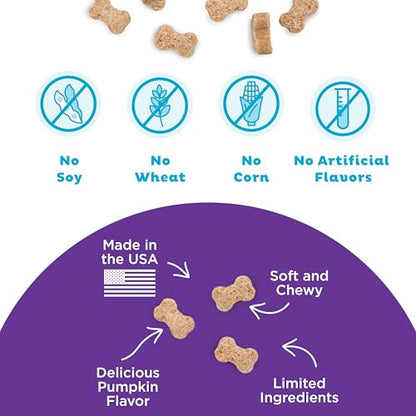 Outward Hound by Nina Ottosson Puzzle Bitez USA Made Dog Treats, Pumpkin Flavor, Bite-Sized Training Reward and Interactive Puzzle Toy Treats, 7.5oz - size: 7.5 Ounce (Pack of 1), style: Pumpkin