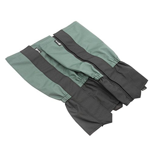 TRENDBOX Unisex Waterproof Snowproof Snow Legging Leg Cover Wraps Gaiters for Climbing Hunting Hiking - color: Dark Green