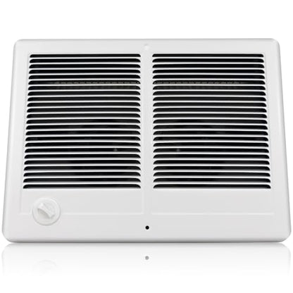 CSTC302TW Twin Electric Wall Heater - Wall Heater At 3000/2250 Watt And 240/208 Volt With White Grille 10236/7677 BTU Electric Wall Heaters Suitable For Kitchens, Front Rooms, Halls
