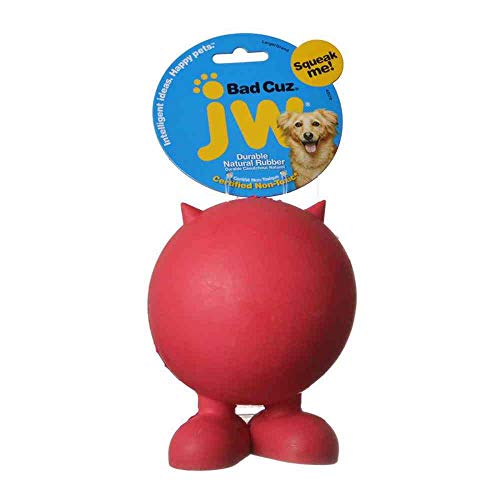 JW Pet Tough By Nature Bad Cuz, Assorted Colors, Large - size: 1 Count (Pack of 1)