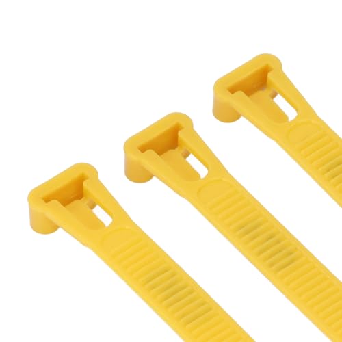 Chicken Leg Rings 1-100 Numbered | Reusable Poultry Identification Leg Bands for Ducks/Chicks/Pigeons/Goose | Sturdy PP Material Easy to Apply and Take Off (Yellow) - color: Yellow