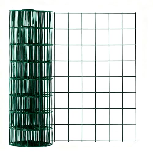 Wire Mesh Roll for Poultry Cages 36IN x50FT- Heavy Duty Fencing Net for Farm Garden Animal Plant Protection, Chicken Wire Fence, Easy to Install Fencing for Rabbits, Birds, Vegetables (Green) - color: Green