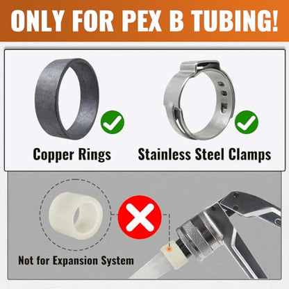 SUNGATOR 3-Pack 1" Pex Tee, 1 Inch Pex Fittings - size: 1" Tee, 3 Pack
