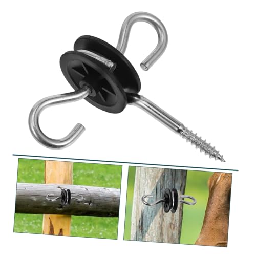 Insulator Fence Gate Hardware Electric Fence Screw-in Gate Handle 4 Pack
