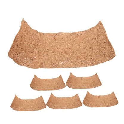 Toyvian 6pcs Chicken Coop Mats Natural Jute Nesting Pads for Chicken Nest Boxes Garden Use Easy to Clean Comfortable Cushion for Poultry and Pets