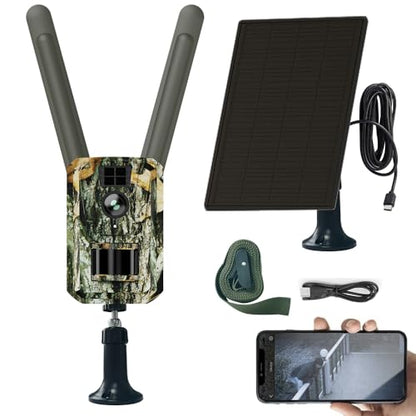 Outdoor Wildlife Trail Camera Wireless Security Camera with Camouflage Pattern Motion Detection for Hunting Surveillance