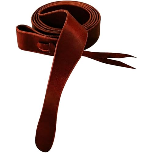 Reinsman Circle Y Latigo Tie Strap | Durable Adjustable Western Leather Equine Saddle Cinch Tie Strap with Holes | Ranch Riding & Training Horses - size: 1 1/2" x 6'
