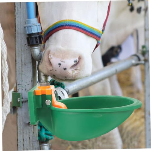ERINGOGO 2pcs Automatic Goat Sheep Water Bowl Plastic Livestock Drinking Dispenser Float Valve Suitable for Cattle and Pigs Easy to Use Automatic Waterer