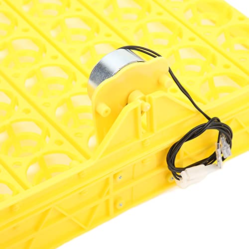 Zerodis Automatic Egg Turner, 110V Swing Around 45 Degrees to Turn The Egg Tray Egg Hatching Tray 56 Eggs Fully Automatic Incubator(Below 110V) - color: Below 110v