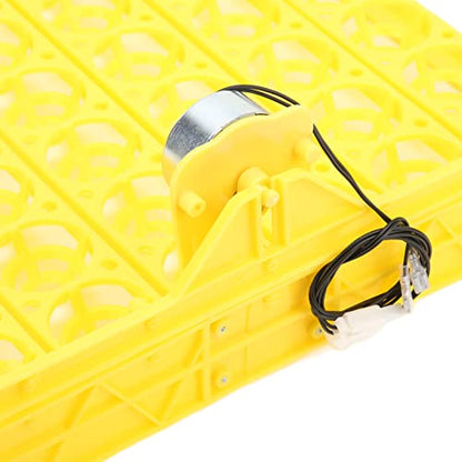 Zerodis Automatic Egg Turner, 110V Swing Around 45 Degrees to Turn The Egg Tray Egg Hatching Tray 56 Eggs Fully Automatic Incubator(Below 110V) - color: Below 110v