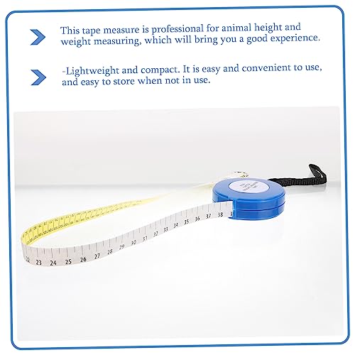 NUOBESTY Animal Weight Measuring Tape Lightweight Farm Tool for Cattle Pig Goat Horse Chest Girth Measurement Practical Livestock Body Tape for Accurate Weight Estimation