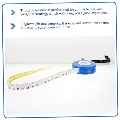 NUOBESTY Animal Weight Measuring Tape Lightweight Farm Tool for Cattle Pig Goat Horse Chest Girth Measurement Practical Livestock Body Tape for Accurate Weight Estimation