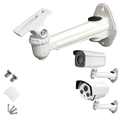 Universal CCTV Security Camera Mounting, IP Camera Bracket, Aluminum Alloy Indoor Outdoor Wall Ceiling Mount Holder Stand Monitor Rotary Bracket (1 Set) (1 Pack)