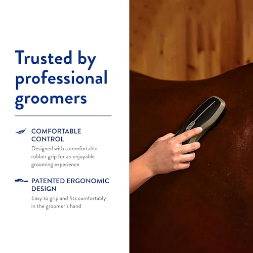 Wahl Professional Animal Equine Grooming Stiff Body Horse Brush, Black (#858705) - color: Black
