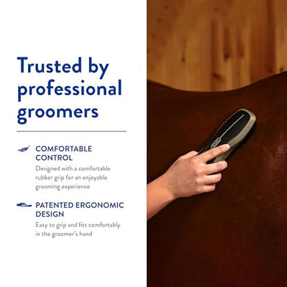 Wahl Professional Animal Equine Grooming Stiff Body Horse Brush, Black (#858705) - color: Black