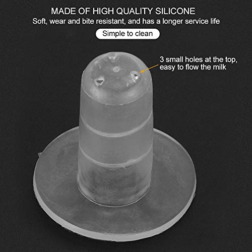 Calf Milk Nipple, 10PCS Silicone Milk Nipple, Calf Feeding Teats for Feeding Newborn Cows(Nipple)