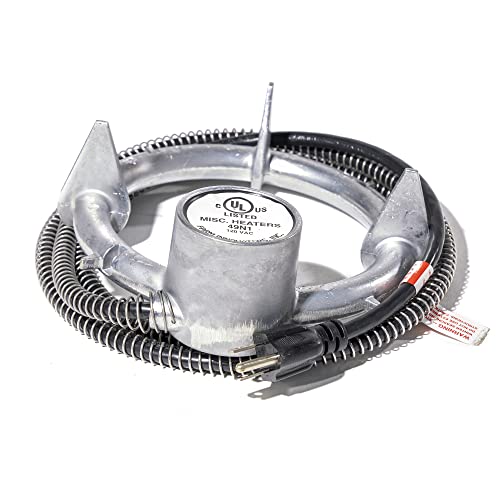 Farm Innovators 2 Pack Bucket De-Icer for up to 5 Gallon Bucket - 250W Aluminum Water Heater for Plastic or Metal Livestock Water Container - size: 2 Pack
