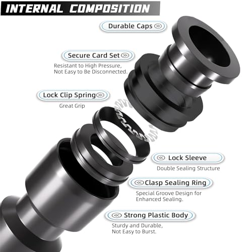 30 Pack Quick Connect 1/4" Drip Irrigation Tee Connectors, Universal Tee Fitting for 1/4 Inch Irrigation Tubing, Leak Free Fittings for Sprinkler or Drip Irrigation System - size: 30PCS Tee Connectors