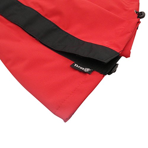 TRENDBOX Unisex Waterproof Snowproof Snow Legging Leg Cover Wraps Gaiters for Climbing Hunting Hiking - color: Red