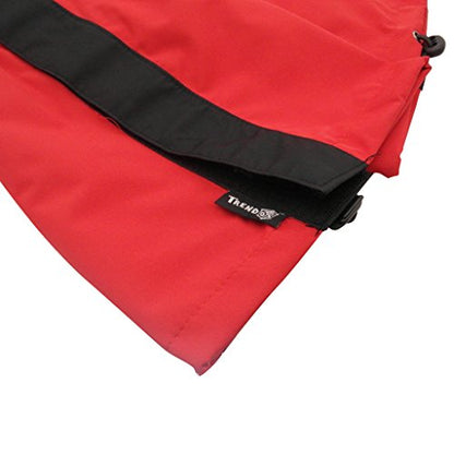 TRENDBOX Unisex Waterproof Snowproof Snow Legging Leg Cover Wraps Gaiters for Climbing Hunting Hiking - color: Red