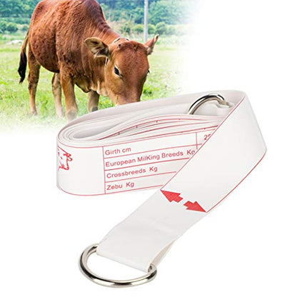 Cattle Weigh Tape, Soft Measuring Tape for Cow Body Weight, Bust Contrast Ruler for Farm Supplies, Veterinary Tool for Livestock Girth Measurement