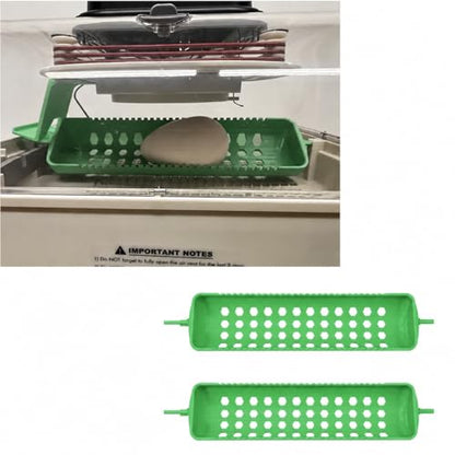 Extra Large Egg Basket for Maticoopx 30& Kufika 24 Incubator – Holds Large Turkey, Goose & Peafowl Eggs (Up to 2.5”), Replacement Tray Insert for Automatic Egg Turner (2 Blue Egg Baskets) - color: 2 blue egg baskets