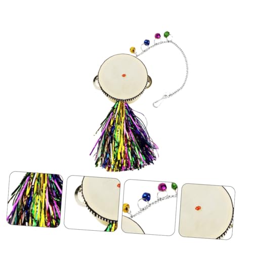Chicken Drum Mirror Double Sided Stainless Steel Plaything for Hens Roosters Engaging Chick Enrichment Accessory for Poultry Exercise Mental Stimulation