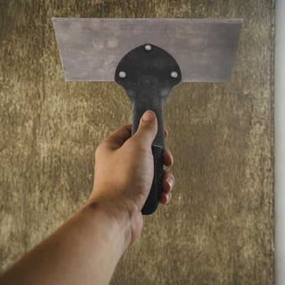 Farm Cleaning Shovel: Manganese Steel Excrement Shovel Multi-Function Floor Scraper for Garden Landscaping Poultry Barn Wall and Ice Removal, Rod Not Included