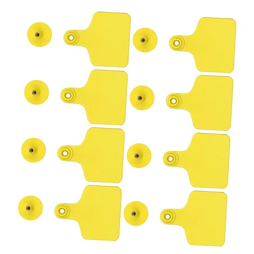 Cow Ear Tags for Cattle Sheep Goats 100pcs Plastic Livestock Identification Tags Easy to Apply