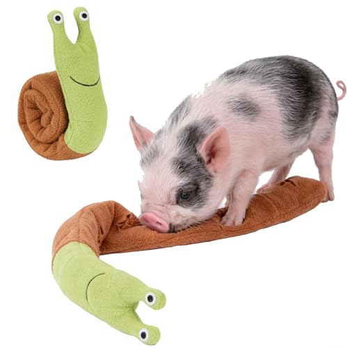 Mini Pigs Snuffle Toy for Interactive Foraging Rooting Enrichment Toy Play Slow Feeding Enrichment Toys for Cat Dogs Ferret (2)