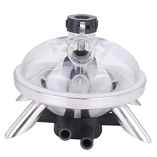 240cc Milking Claw | Food Grade PC & Stainless Steel Milk Collector for Cows/Sheep | Adjustable Pressure Valve, Easy - Hang Design | Milking Machine Accessory