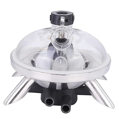 240cc Milking Claw for Cow and Sheep, Milk Collector Tool with Stainless Steel Base, PC Material Milking Machine Accessories, Pressure Valve for Farm Milking Equipment