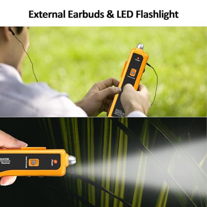 Underground Wire Locator Upgrade, RockyMars Cable Tester for Invisible Fence for Dogs, Circuit Breaker Finder, Electric Fence Wire Tracer, Wire Break Locator, etc. - style: NF-816 Yellow