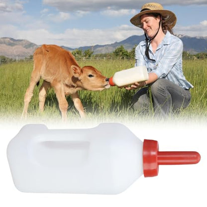Large Capacity Calf Milk Pots Detachable Nipples Farm Animal Feeding Bottle Calf Feeding Supply Easyly Calf Nursing Bottle