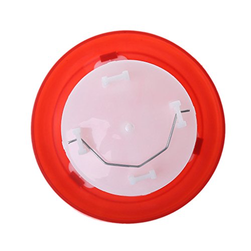 Chicken Feeder Waterer Baby Chick Drinker Feeder with Carrying Handle Capacity 2.5 L Chicken Water Feeder Pet Supplies