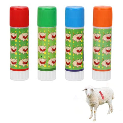 Livestock Marking Crayon, 4 Colors 11.4x2.9cm Animal Identification Tool Cow Sheep Marker Farm Marking Stick Paint Pen for Cattle Pig Skin