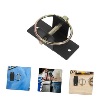 Toddmomy Heavy Duty Steel Horse Feed Bucket Hook Featuring Pin Design Quick Release Water Bucket Holder for Horse Stalls and Barns for Livestock and Utility Needs