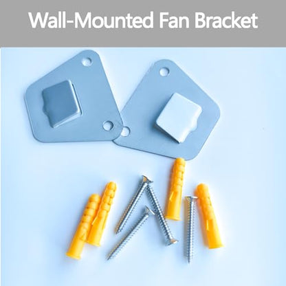 Wall Fan Mounting Bracket - Heavy Duty Universal Wall Fan Fixing Bracket, Easy to Install, Sturdy & Durable, Safe & Reliable(2 Pack)
