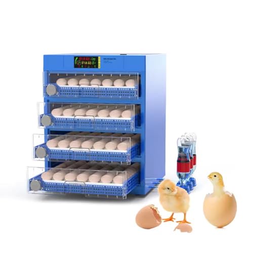Eggs Incubators for Hatching, Automatic Turner & Humidity Control -Ducks Egg Incubator with Humidity Display, Egg Candler, Geese, Turkeys, Quails, Parrots, Pigeons (256 Eggs) - color: 256 eggs