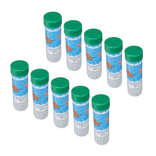 10pcs Livestock Marker Crayon, Pig Marking Crayon Set, Long Lasting Animal Marker Crayon with Lipstick Style Rotation for Pigs Sheep Cattle, Safe Water Soluble Wax (Green) - color: Green