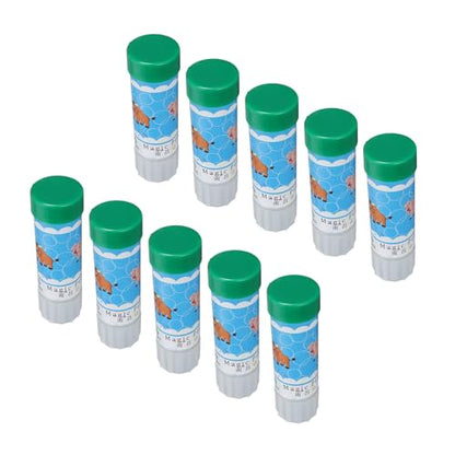 10pcs Livestock Marker Crayon, Pig Marking Crayon Set, Long Lasting Animal Marker Crayon with Lipstick Style Rotation for Pigs Sheep Cattle, Safe Water Soluble Wax (Green) - color: Green