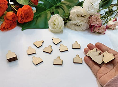 60pcs of Cow Tag Earring Ear Tag,Earrings Studs Sublimation Blanks Wood Earrings,Blanks Farm Animal Earrings Stud,DIY Country Western Jewelry (1'') - size: 1''