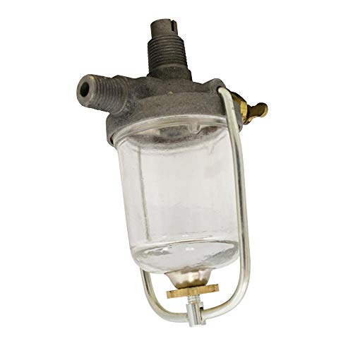 AA499R Original All-Fuel Style Sediment Bowl. Must be Used with a 3-Way Valve - Fits JD A, B, G & More Fits John Deere A AO AR B BO BR D G GP H