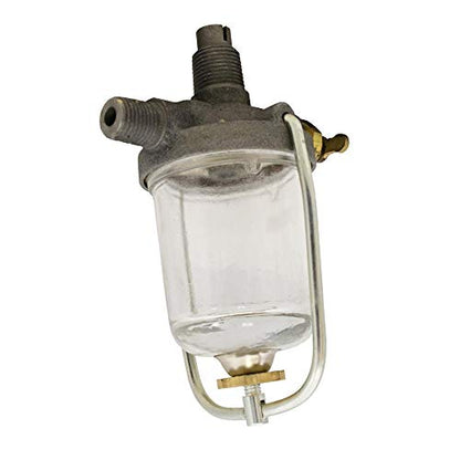 AA499R Original All-Fuel Style Sediment Bowl. Must be Used with a 3-Way Valve - Fits JD A, B, G & More Fits John Deere A AO AR B BO BR D G GP H