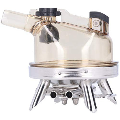 400ml Milking Claw Cluster with Stainless Steel Base, Transparent Lid Milk Collector for Cow and Sheep Milking Machine, Durable Food - Grade Plastic Manifold Assembly