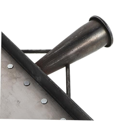 Toyvian Heavy Duty Manganese Steel Cleaning Scraper Shovel for Livestock Farm, 38cm Flat Dung Scraper Tool for Pig and Chicken Coop Manure Removal