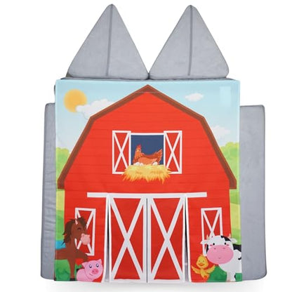 Couch Swag Play Panel for Childrens Foam Sofa Kids Couch (Barn) - style: Farm
